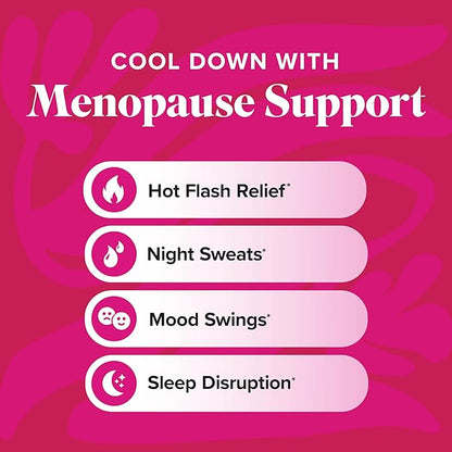 Menopause Vitamins Beadlets with Black Cohosh, Red Clover & More | Hot Flashes, Night Sweats & Mood Support | Menopause Supplements for Women with Dong Quai, Chaste Tree Berry & DIM | Non-GMO 30ct