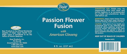 Baar Heavy Fusion Passion Flower with American Ginseng, 8 Ounces