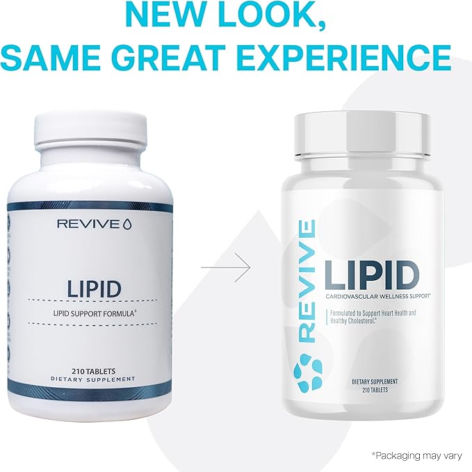 Revive MD Lipid Support Formula - Supplement Helps Maintain Healthy Cholesterol Levels, Endothelial Health & Triglyceride Levels - Beta Sitosterol, Citrus Bergamot & Pantethine