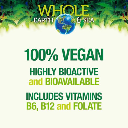 Natural Factors Whole Earth & Sea, Women's Prenatal Multivitamin and Mineral, Whole Food Supplement, Vegan, 60 Tablets