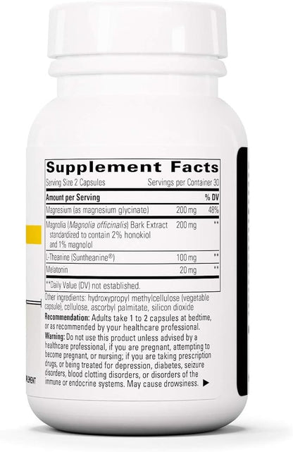 Integrative Therapeutics ProThrivers Wellness Sleep - Sleep Supplement with Melatonin, Magnesium Bisglycinate & L-Theanine* - Vegan, Gluten-Free & Dairy-Free Sleep Support Supplement* - 60 Capsules