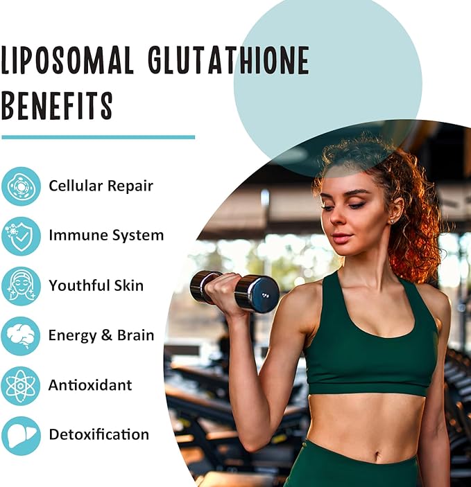 2400 MG Liposomal Glutathione Softgels, Max Absorption, Active Form L-Glutathione Reduced (GSH), with Hyaluronic Acid, Resveratrol, Master Antioxidants for Detox, Brain, Immune System, 480 Softgels