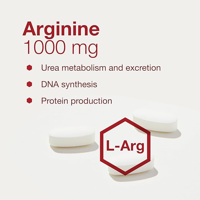 PROTOCOL FOR LIFE BALANCE L-Arginine 1,000mg - Amino Acid - Urea Detox - Protein Protection - 120 Veg Caps