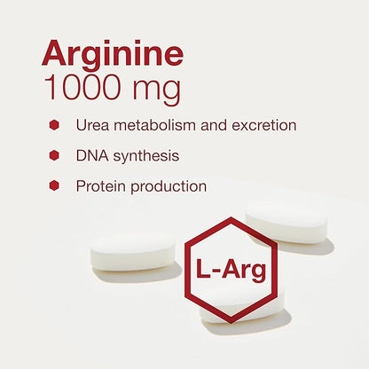 PROTOCOL FOR LIFE BALANCE L-Arginine 1,000mg - Amino Acid - Urea Detox - Protein Protection - 120 Veg Caps