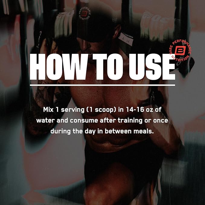 BARE PERFORMANCE NUTRITION BPN Recover Post-Workout Enhanced Muscle Recovery Drink Mix, Watermelon, 25 Servings