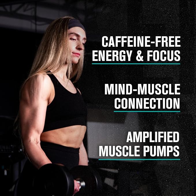 Jacked Factory Pumpsurge Max Stim Free Pre Workout - High-Performance Caffeine Free Pre Workout with L-Citrulline, N03-T Arginine Nitrate & Glutathione - 40 Servings, Cherry Limeade