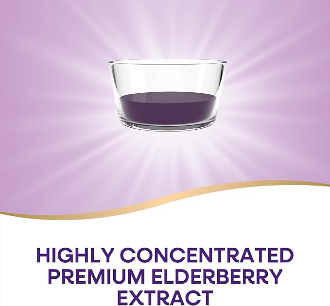 Nature’s Way Sambucus Elderberry Traditional Immune Syrup, Highly Concentrated Black Elderberry Extract, Traditional Immune Support*, Delicious Berry Flavored, 8 Fl Oz (Packaging May Vary)