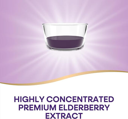 Nature’s Way Sambucus Elderberry Traditional Immune Syrup, Highly Concentrated Black Elderberry Extract, Traditional Immune Support*, Delicious Berry Flavored, 8 Fl Oz (Packaging May Vary)
