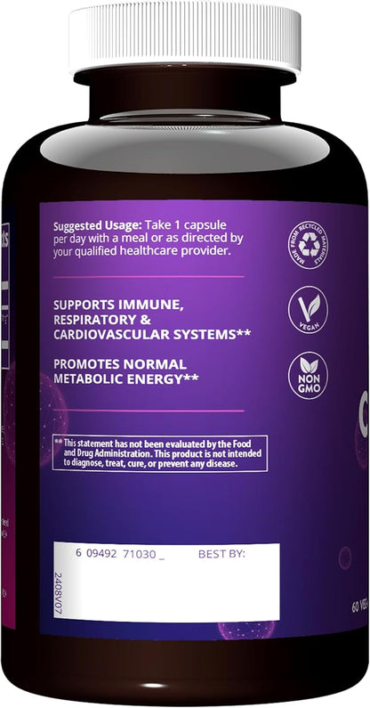 MRM Nutrition Cordyceps | CS-4 Strain | Endurance | Adaptogens | Mushrooms | Energy + Endurance | Vegan | 60 Servings