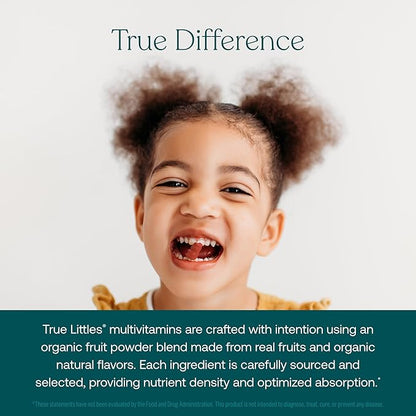 True Grace True Littles Daily Kids Multi - 60 Pectin Gummies - - Clinically Studied Lutemax Kids Lutein & Vitamin D3 + K2 - Allergen Free & Vegan - 60 Servings