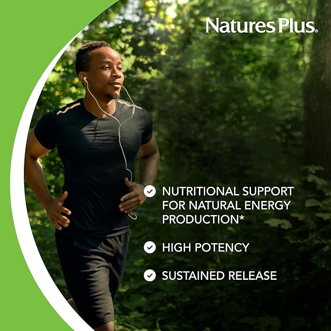 Natures Plus Biotin & Folic Acid (Methylfolate), Sustained Release - 30 Vegetarian Tablets - Vitamin B7 & Vitamin B9, Supports Hair Growth, Energy Booster, Prenatal Vitamin - Gluten-Free - 30 Servings