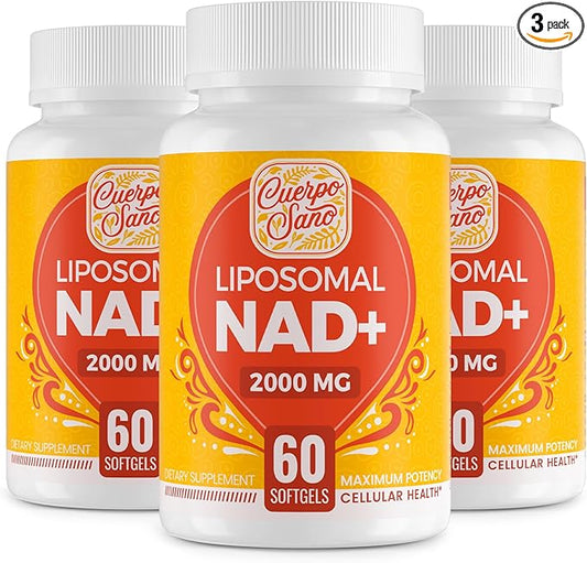 2000 MG NAD Supplement, Liposomal NAD+ with High Absorption, More Efficient Than Nicotinamide Riboside, Pure & Plus Boosting Supplement, Aging Defense, Metabolism & Cellular, 180 softgels