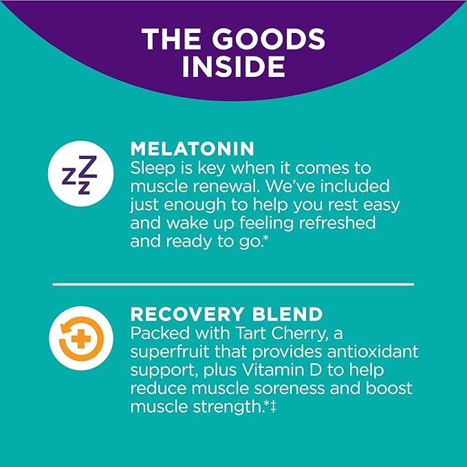 OLLY Lovin' Libido Capsules for Women, Boost Desire, Maca & Damiana, 20 Day Supply + Muscle Recovery Sleep Gummies, Melatonin, Tart Cherry, 20 Day Supply