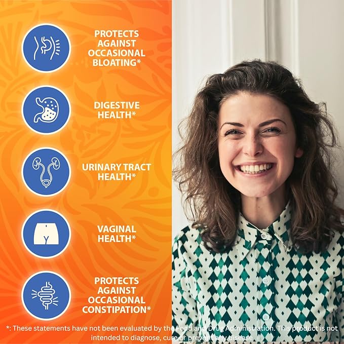 NutriZing Womens Probiotic for Gut Health - 50 Billion CFU - Prebiotics and Probiotics for Women Digestive Health & pH Balance - Lactobacillus Reuteri & Rhamnosus Supplements - Vaginal Support