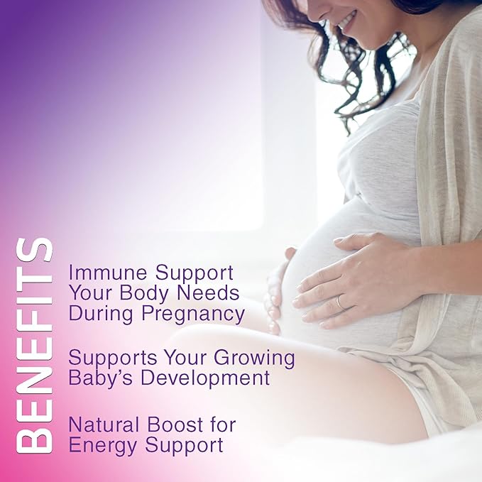 Prenatal Gummy with Folic Acid, Prenatal Vitamins and Minerals for Fetal Support, Vitamin A, C, D3, B12, B6 & Folate, Prenatal Multivitamin for Pregnant & Nursing Women - 60 Gummies, 30 Day Supply