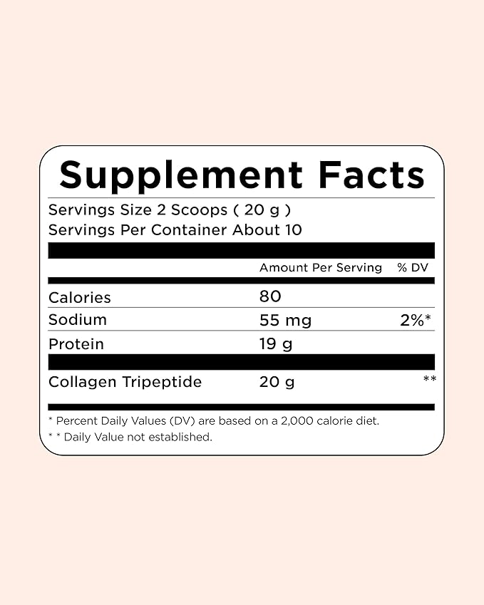 K-Nutra Original Collagen Tripeptide | 200g (7.05oz) | 100% Pure Freshwater Collagen Powder | 200X Absorption GPH | Helps Support Skin Hydration, Hair & Nail Health