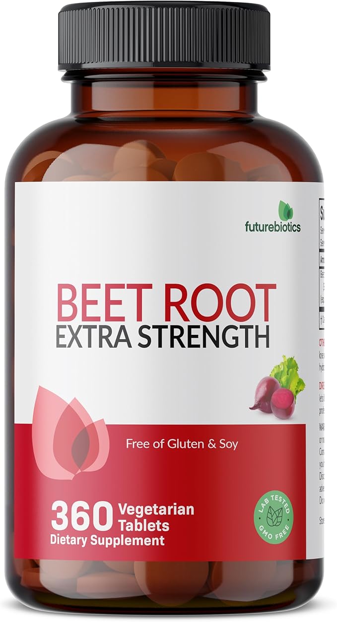 Futurebiotics Beet Root Extra Strength, Non-GMO, 360 Vegetarian Tablets