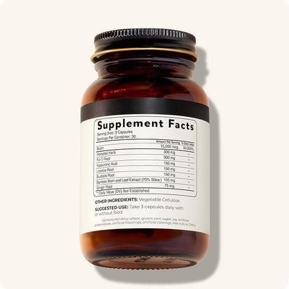 Blisque - Natural Beauty Supplement for Nail Strength, Hair Growth, and Skin Care | with Biotin & Hyaluronic Acid | Doctor Approved | Vegan and Non-GMO | 90 Capsules