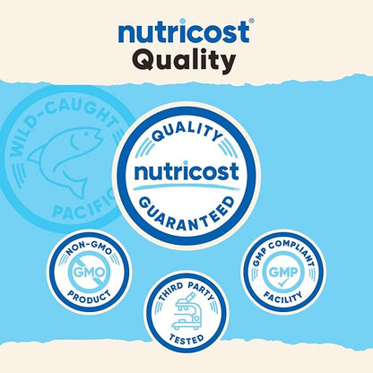Nutricost Marine Collagen Powder Sustainably Sourced Fish (8 oz) - 23 Servings, 9 G Protein Per Serving, Non-GMO, GMP Compliant