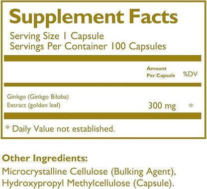 Beljanski® Products - Ginkgo V® Dietary Supplement - Ginkgo Biloba Extract - 100 Capsules