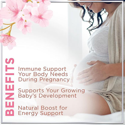 Women's Prenatal Multivitamin with Folic Acid + DHA, Essential Prenatal Vitamins with Folate, Omega 3, Vitamin D3, B6, B12 & Iron, Pregnancy Support Supplement for Mom and Baby - 120 Softgels