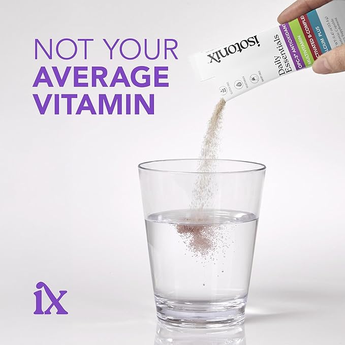 Isotonix Daily Essentials Packets – Antioxidant Supplements with OPC-3, Multivitamin, B-Complex & Calcium Plus – Gluten-Free, Non-GMO, Fast Absorption Vitamins for Energy, Immunity, and Bone Health