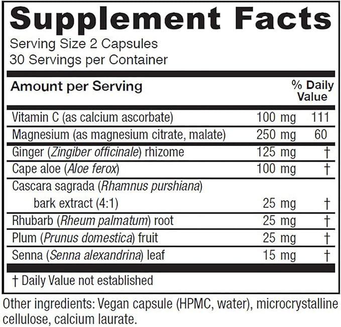 Vitanica LaxaBlend, Natural Laxative, Vegan, 60 Capsules