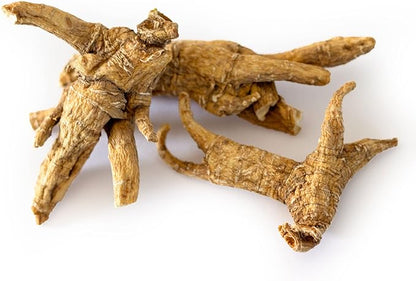 Dairyland American Ginseng Roots 西洋参 - 4 oz Pack of Wisconsin Ginseng Root - Authentic American Ginseng - Non-GMO, Gluten Free Whole Ginseng - Use This Herbal Supplement in Soup, Tea, Congee