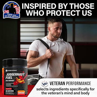 Pre Workout Powder for Men and Women – Natural Pre-Workout Drink Mix – No Sugar, Zero Calorie, No Creatine, Clean – Gym Pre Workout (Fruit Punch)