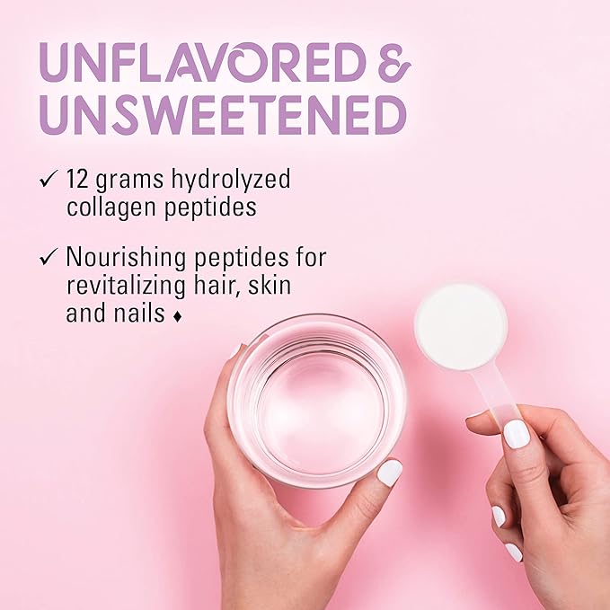 BlueBonnet Nutrition Hydrolyzed Collagen Powder, Supports Hair, Skin, and Nails*, Soy-Free, Gluten-Free, Non-GMO, Grass-fed Cows, Pasture Raised, 10.58 oz, 25 Servings, Unflavored, Unsweetened