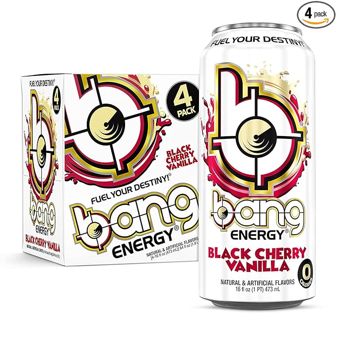 VPX Bang - Black Cherry Vanilla - 16fl.oz. (Pack of 4)