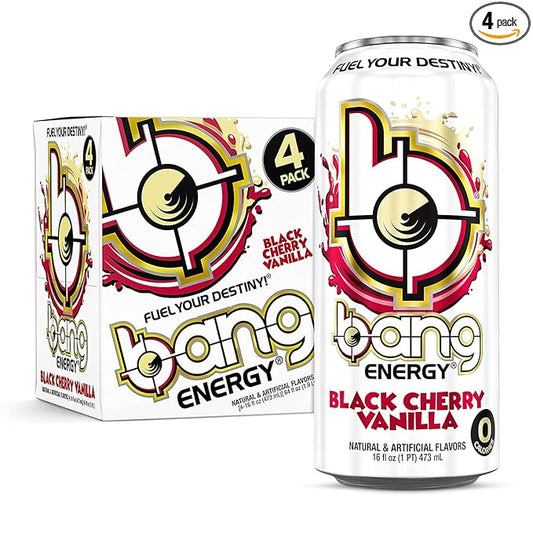 VPX Bang - Black Cherry Vanilla - 16fl.oz. (Pack of 4)