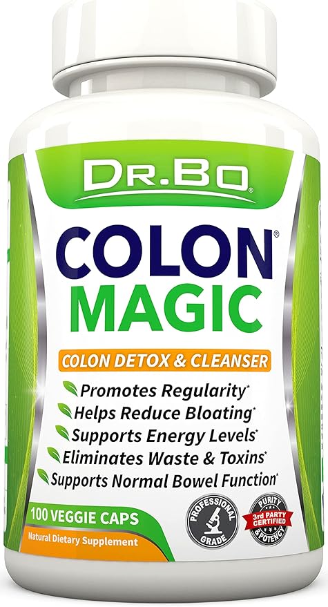 Colon Cleanse Detox Formula - Natural Bowel Cleanser Pills for Intestinal Bloating & Fast Digestive Cleansing - Daily Constipation Relief Supplement Gut, Belly, Stomach - Women Men Herbal Weight Flush
