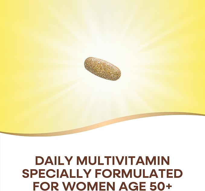 Nature’s Way Alive! Women’s 50+ Ultra Potency Complete Multivitamin, High Potency Formula, Promotes Healthy Heart, Brain, Bones*, with Methylated B12, Gluten-Free, 60 Tablets