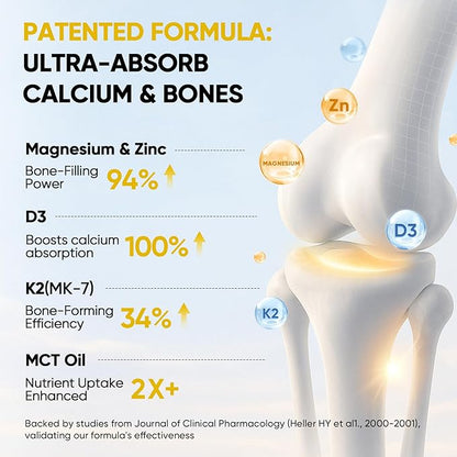 Venture Pal Vitamin D3 10000 iu Plus K2 (MK-7) 200 mcg Liquid Drops, Magnesium & Zinc MCT Oil | for Bone, Mood & Immune Health | High Absorption VIT K2 D3 Vitamin Supplement(Pineapple,2 Fl Oz)