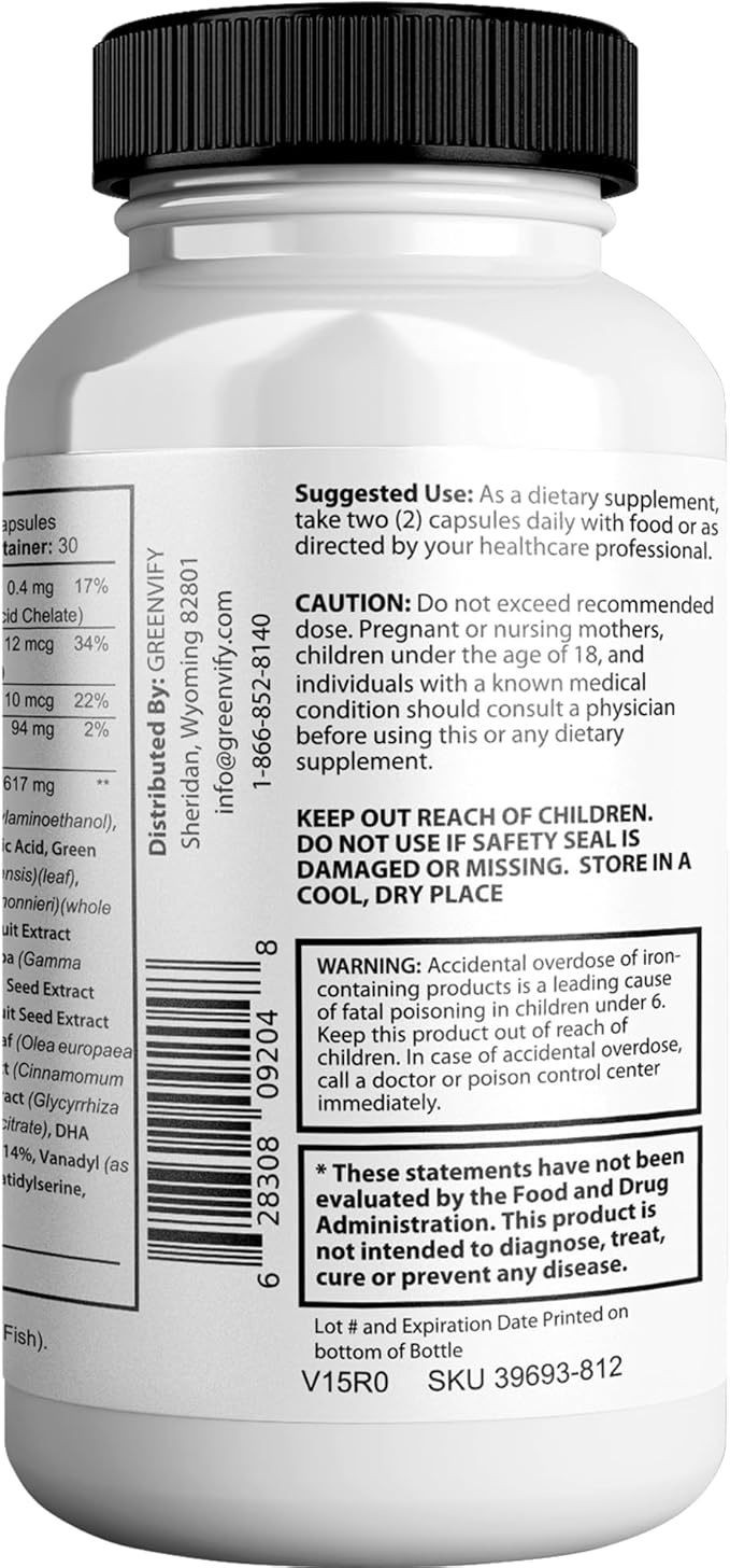 Neuroviva Gold Max Plus Brain Supplement for Memory and Focus Concentration for Mental Clarity, Cognitive Enhancement Vitamins B6, B12 60 Capsules (5)