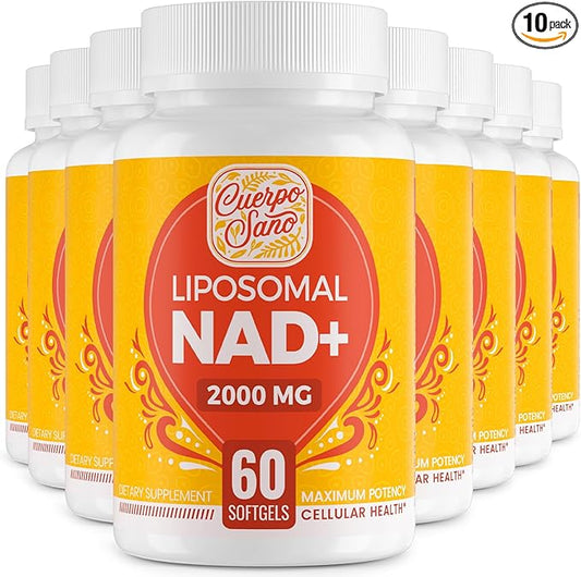 2000 MG NAD Supplement, Liposomal NAD+ with High Absorption, More Efficient Than Nicotinamide Riboside, Pure & Plus Boosting Supplement, Aging Defense, Metabolism & Cellular, 600 softgels