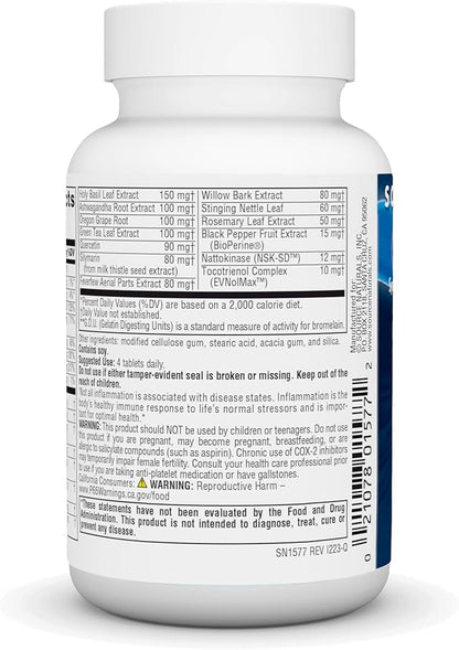 Source Naturals Inflama-Rest Healthy Inflammation Response - Herbal & Mineral Blend with Turmeric, Boswellia, Ginger, Quercetin - Maximum Stress Relief & Relaxation - 30 Tablets