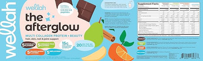 The Afterglow Multi Collagen Protein + Beauty (Variety Pack) 20 Stickpacks - 15G Collagen Complex Per Serving