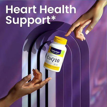 Healthy Origins® CoQ10 600 mg – Natural Trans-Isomer Ubiquinone – Yeast Fermented, Supports Heart Health & Cellular Energy – Non-GMO 60 Softgels