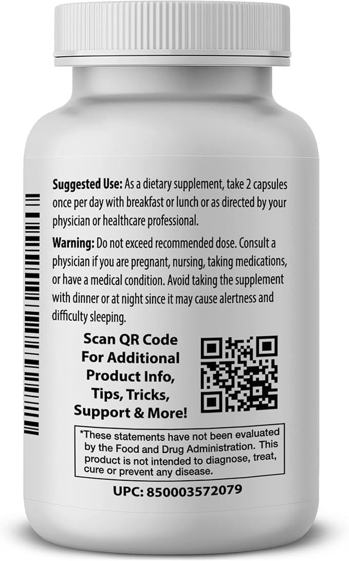 Adaptogen Elite - Synergistic Blend - 60 vcaps - Balances Cortisol & Natural Energy - Enhanced with Rhodiola, Ashwagandha, Astragalus, Schisandra, Eleuthero, L-Theanine