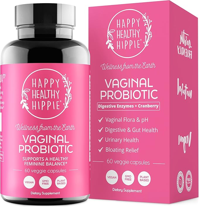 Vaginal Probiotics for Women - ph Balance for Women | Cranberry & D-Mannose | 10 Strains | BV, Yeast, Flora & Odor Control | Female Urinary Tract, Gut & Digestive Health Support Pills, 60 Ct