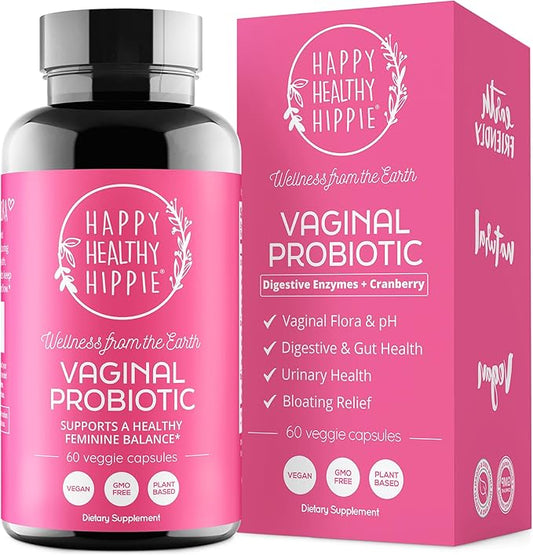 Vaginal Probiotics for Women - ph Balance for Women | Cranberry & D-Mannose | 10 Strains | BV, Yeast, Flora & Odor Control | Female Urinary Tract, Gut & Digestive Health Support Pills, 60 Ct