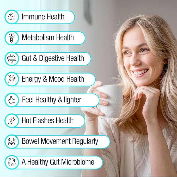 Menopause Supplements for Women, 120 Billion CFU Probiotic, 13-in-1 Herbs Probiotics Complex, for Menopause Relief, Hormone Balance, Hot Flashes, Night Sweats, Mood Swings, Gut & Immunity - 60 Capsule