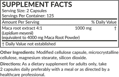 Futurebiotics Maca Root Extra Strength Supports Energy, Stamina & Reproductive Health, Non-GMO, 250 Vegetarian Capsules