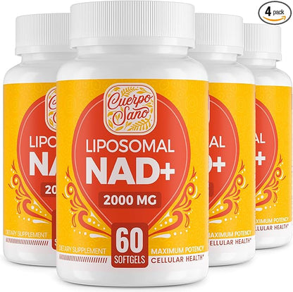 2000 MG NAD Supplement, Liposomal NAD+ with High Absorption, More Efficient Than Nicotinamide Riboside, Pure & Plus Boosting Supplement, Aging Defense, Metabolism & Cellular, 240 softgels