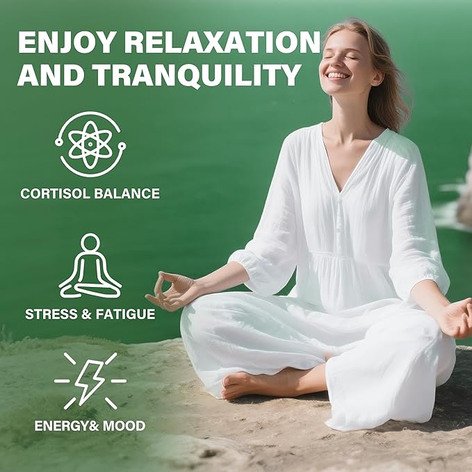 Cortisol Supplement, 15 in 1 Cortisol Manager with Ashwagandha, L-Theanine, Magnesium,Supports Cortisol Health & Relaxation,Stress Management & Restful Sleep, 60 Capsules