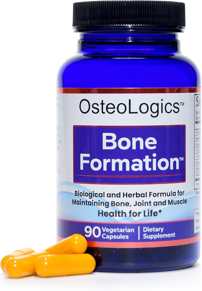Collagen Supplements for Bone Formation - Joint Support Supplement with Omega 3 Fatty Acids, Promotes Healthy Bones & Joints, Supports Structural Health, 90 Capsules