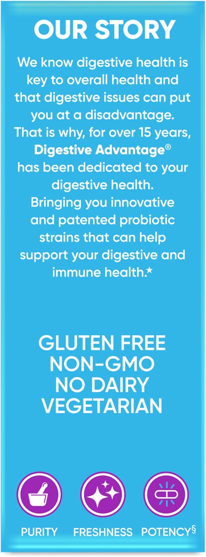 Daily Probiotic Capsule - Digestive Advantage 30 Capsules, Survives 100x Better, Lessens Bloating, Calcium, Promotes Digestive Health and Gut Flora, multi