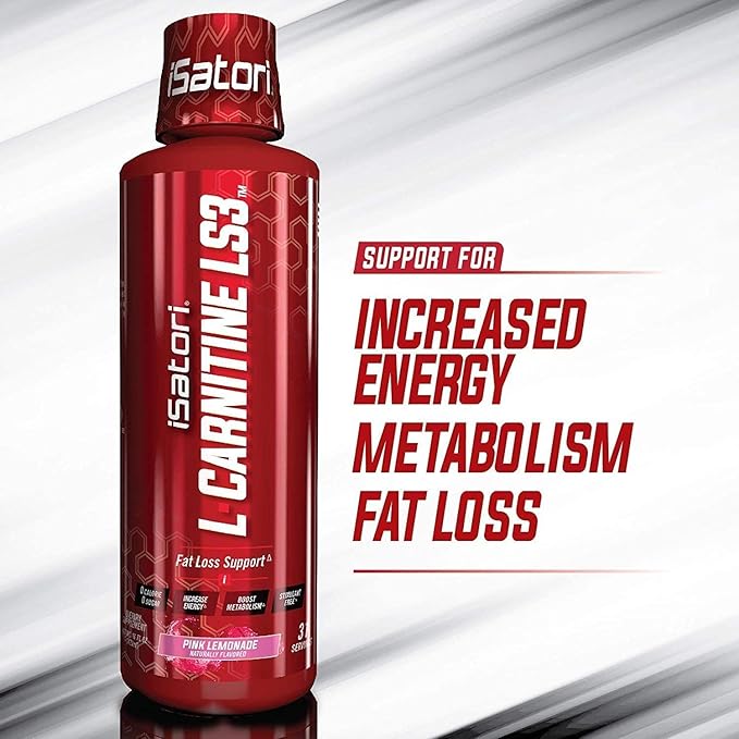 iSatori L-Carnitine LS3 Pink Lemonade 1500mg (32 Servings) & iSatori Ultra CLA (90 Softgels)